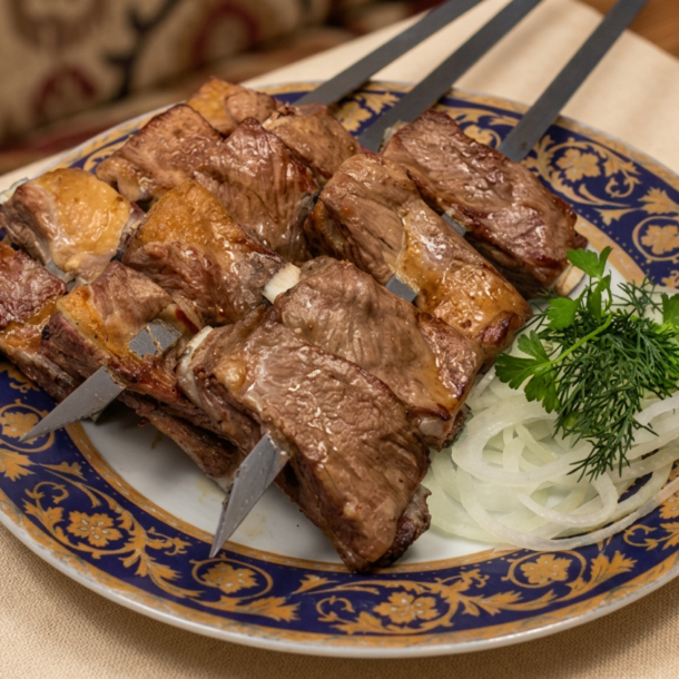 Charcoal-grilled skewers Philly